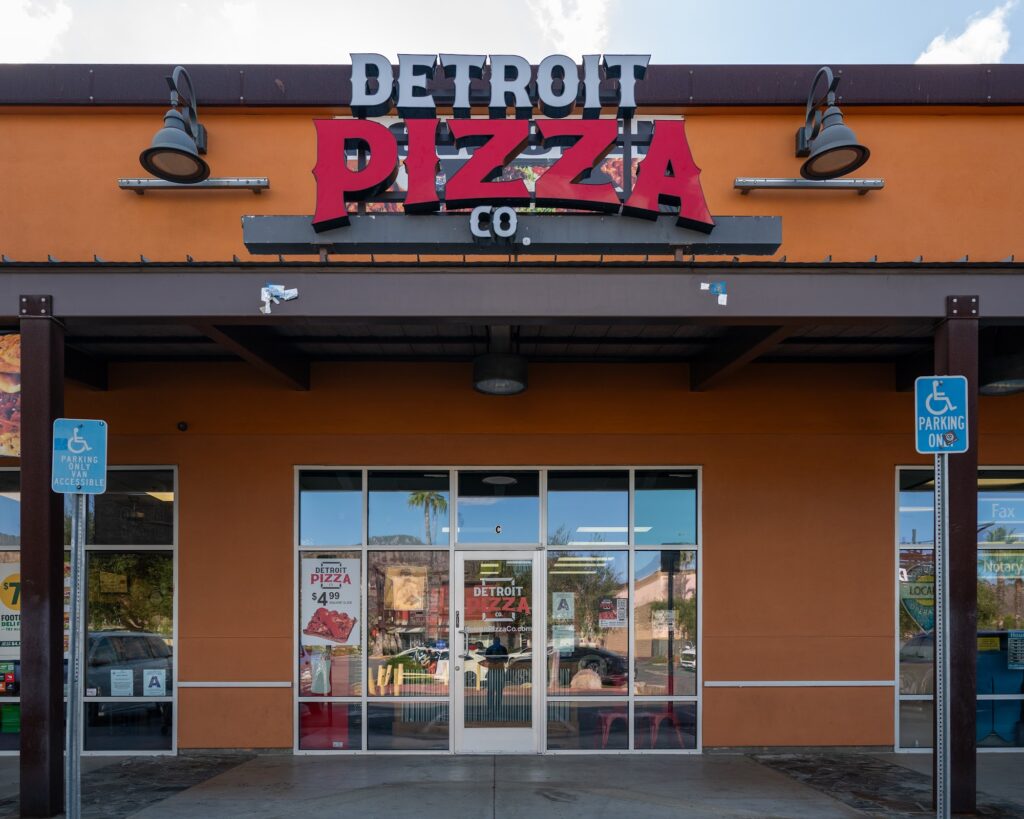 Detroit Pizza Co. storefront at 27890 Clinton Keith Road, Murrieta, CA